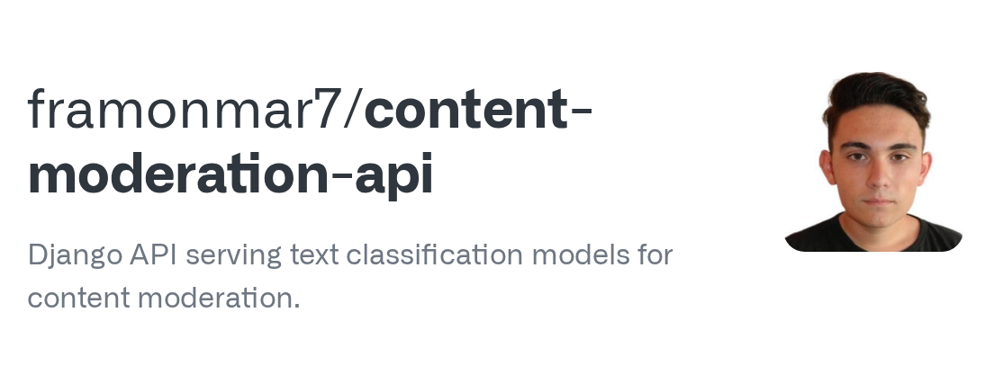 Content Moderation API